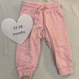 H&M - organic cotton Cozy Pink Kids Sweatpants/Joggers